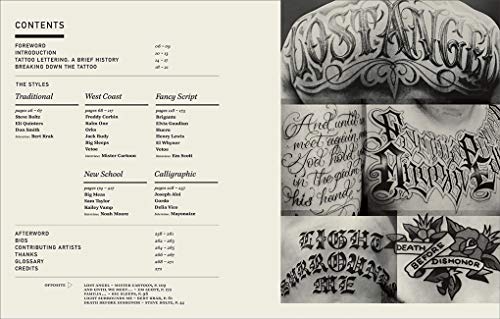 The Graphic Art of Tattoo Lettering: A Visual Guide to Contemporary Styles and Designs