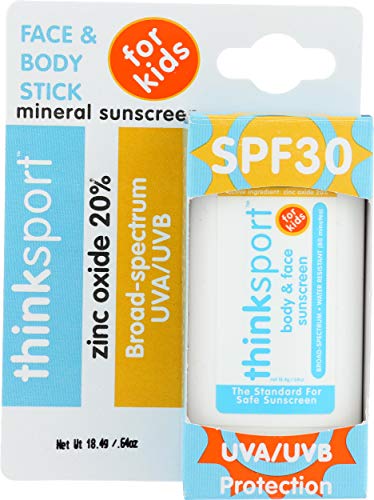 THINKSPORT - Face & Body Sunscreen Stick For Kids SPF 30 - 0.64 oz. (18.4 g)