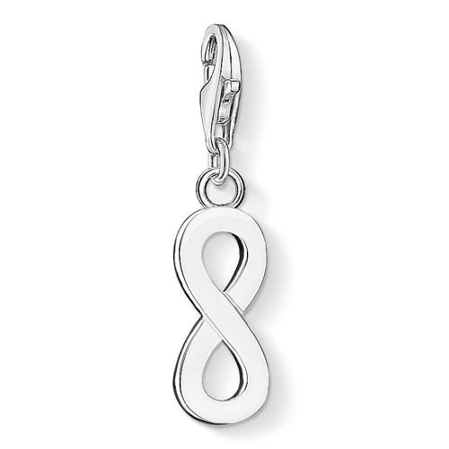 Thomas Sabo - Charm con Cierre para Mujer de Plata de Ley 925/1000