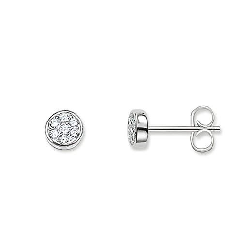 Thomas Sabo Pendientes de mujer plateado con cironitas H1848-051-14