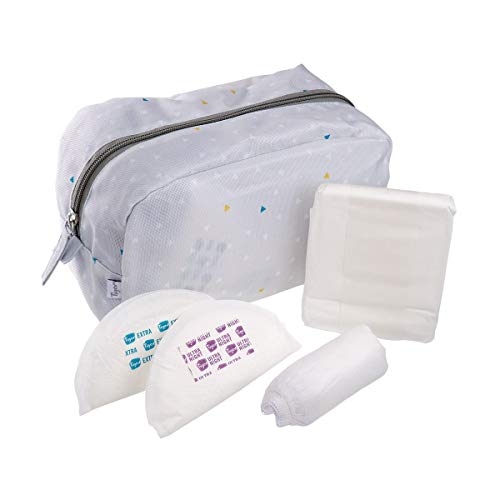 Tigex set maternidad hospital | incluye compresas maternidad, bragas desechables y neceser | 29 unidades