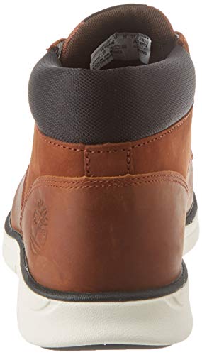 Timberland Bradstreet Leather Sensorflex, Botas Chukka para Hombre, Marrón MD Brown Full Grain, 42 EU