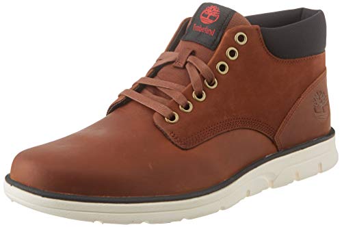 Timberland Bradstreet Leather Sensorflex, Botas Chukka para Hombre, Marrón MD Brown Full Grain, 42 EU