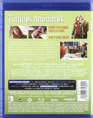 Tímidos Anónimos [Blu-ray]