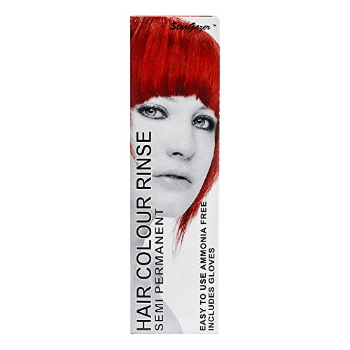 TINTE COLOR FANTASIA STARGAZER SIN AMONIACO PROFESIONAL COLOR FOXY RED 70ML + INCLUYE GUANTES