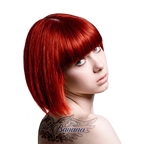 TINTE COLOR FANTASIA STARGAZER SIN AMONIACO PROFESIONAL COLOR FOXY RED 70ML + INCLUYE GUANTES