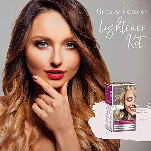 Tints of Nature 3 in 1 Lightener Kit | A Natural, Healthier Way For Home Hair Highlights and Brightening | Vegan-Friendly and Cruelty-Free Permanent and Semi-Permanent Hair Dye Brightening Kit