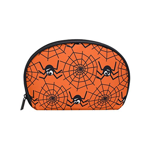 TIZORAX - Bolsa organizadora de viaje para Halloween, diseño de arañas y redes