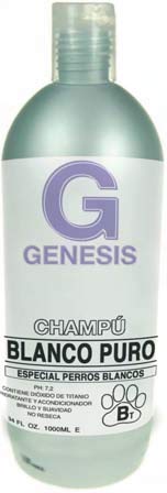 TODOPETS Genesis Champu Blanco Puro 1 L