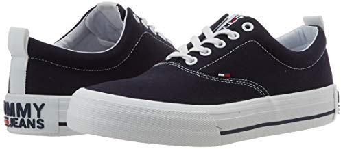 Tommy Hilfiger Classic Low Tommy Jeans Sneaker, Zapatillas para Hombre, Azul (Twilight Navy C87), 40 EU