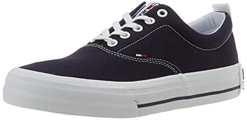 Tommy Hilfiger Classic Low Tommy Jeans Sneaker, Zapatillas para Hombre, Azul (Twilight Navy C87), 40 EU