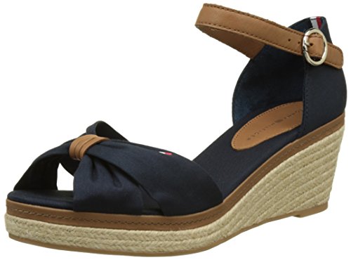 Tommy Hilfiger E1285lba 40d, Sandalias Punta Cerrada para Mujer, Azul (Midnight 403), 41 EU