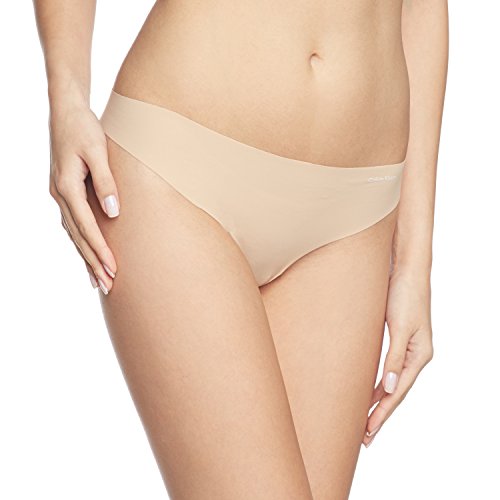 Tommy Hilfiger Invisibles-Thong Ropa interior, Beige (LIGHT CARAMEL 1LC), M para Mujer