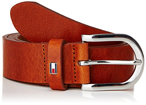 Tommy Hilfiger New Danny Belt Cinturón, Cognac, 95 para Mujer