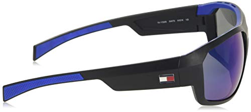 Tommy Hilfiger TH 1722/S gafas de sol, MTBLKBLUE, 61 para Hombre