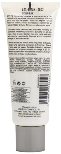 Transparent Clinic - Exfoliante Facial - Partículas de hueso de albaricoque caléndula y melisa - 50 ml