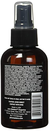 Tratamiento John Masters Organics profunda del cuero cabelludo folículo y voluminizador para el adelgazamiento del cabello, suero de cabello para cabello fino 125ml