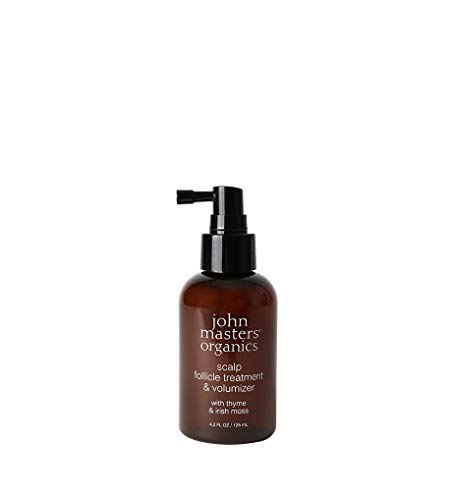 Tratamiento John Masters Organics profunda del cuero cabelludo folículo y voluminizador para el adelgazamiento del cabello, suero de cabello para cabello fino 125ml