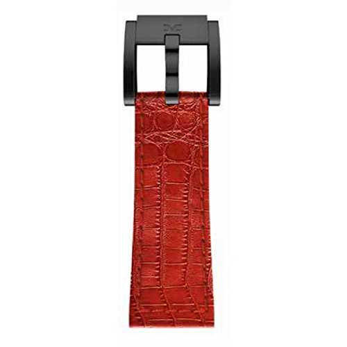 TW Steel Marc Coblen Reloj de Pulsera Reloj de Pulsera Piel 22 mm cocodrilo Rojo LB R K B