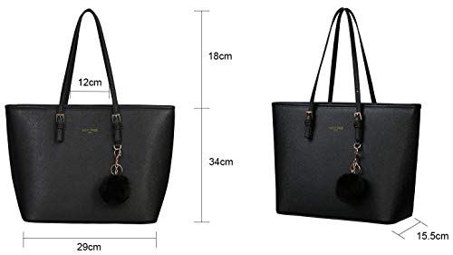 URAQT Bolsos de Mujer, Bolso Grande Bolso Tote, Bolso de Mano Grande para Mujer, Bolsos totes para mujer, Bolso Bandolera Mujer para Ordenador Portátil