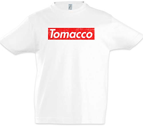 Urban Backwoods Tomacco Niños Chicos Kids T-Shirt Blanco Talla 4 Años