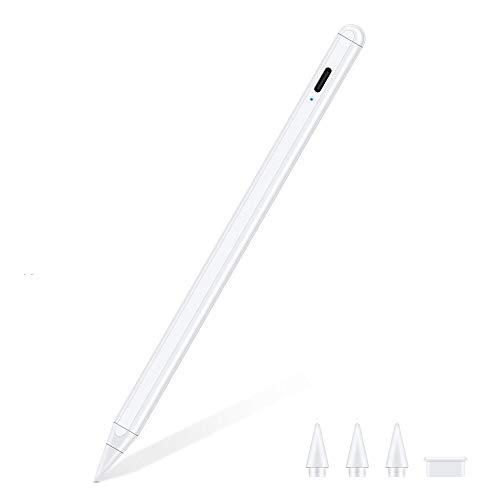 VEEAPE Lápiz para Pantalla Táctil con rechazo de Palma, lápiz iPad Recargable con diseño magnético Compatible con iPad 6th 7th Gen/Air 3rd Gen/Mini 5th Gen/Pro 3rd Gen, High Precise Active Stylus