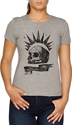 Vendax Chloes Shirt - Misfit Skull Camiseta Mujer Gris