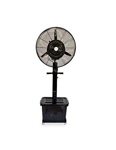 Ventilador Nebulizador Industrial 260W 220V, Ventilador Oscilante De Pie, Tanque De Agua De 41L, 9h De Tiempo De Uso Con 1 Tanque Lleno, Velocidad Ajustable Y Ajuste De Volumen De Niebla