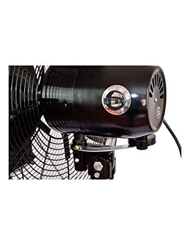 Ventilador Nebulizador Industrial 260W 220V, Ventilador Oscilante De Pie, Tanque De Agua De 41L, 9h De Tiempo De Uso Con 1 Tanque Lleno, Velocidad Ajustable Y Ajuste De Volumen De Niebla