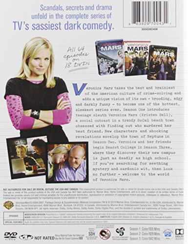 Veronica Mars: Complete Original Series (18 Dvd) [Edizione: Stati Uniti] [Italia]