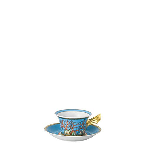 Versace  - Taza y Plato de té Les trésors de la mer