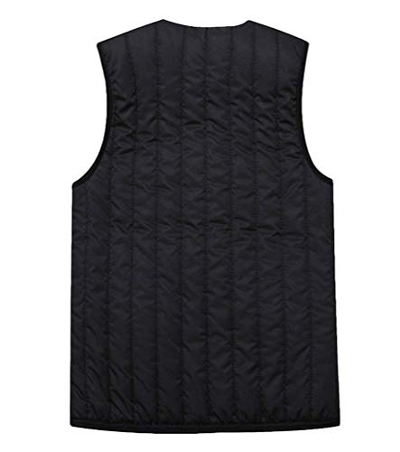 Veste D'Hiver Classique Décontractée Pour Plus Doublure Gilets Loisirs Hommes Doux Et Chaud Grandpa Bouton Boutonné Unique Avec Poches Veste Légère Décontractée (Color : Als Bild, Size : SG)