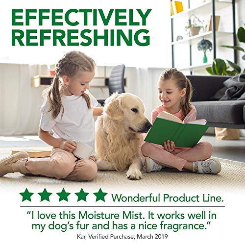 Vet's Best Moisture Mist Dog Dry Skin Conditioner y Detangler Spray, Alivia la Picazón de la Piel, Refresca y Calma, 470ml