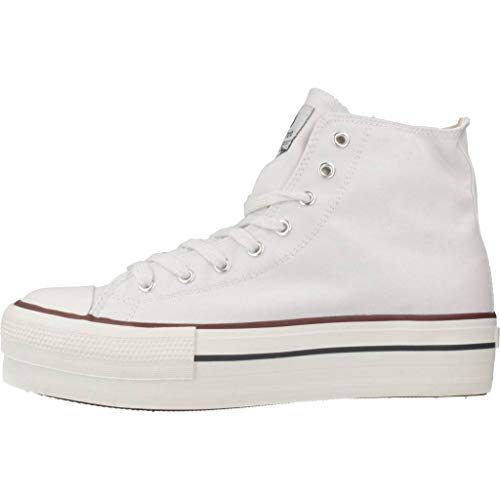 Victoria Tribu Doble Botin Lona, Zapatillas Unisex Adulto, Blanco (Blanco 20)