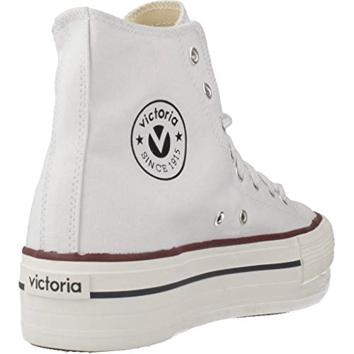 Victoria Tribu Doble Botin Lona, Zapatillas Unisex Adulto, Blanco (Blanco 20)