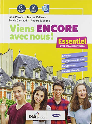 Viens encore avec nous! Essentiel. Per la Scuola media. Con e-book. Con espansione online. Con 3 libri: Cartes mentales-Grammaire-Esame di stato. Con DVD-ROM