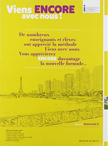 Viens encore avec nous! Essentiel. Per la Scuola media. Con e-book. Con espansione online. Con 3 libri: cartes mentales-Grammaire-Parler culture en poche esame di stato. Con DVD-ROM