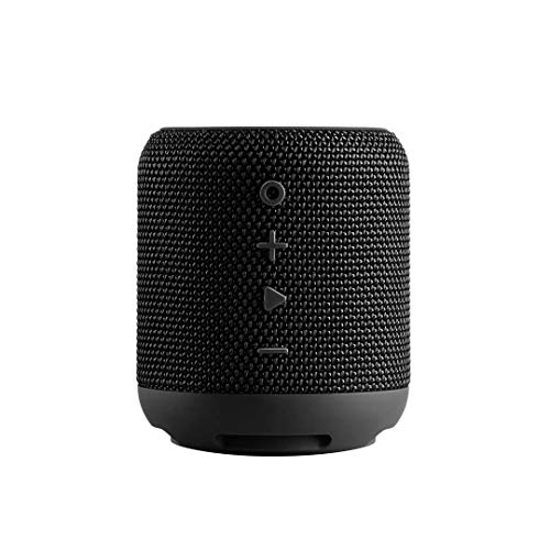 Vieta Pro Easy - Altavoz inalámbrico (True Wireless Bluetooth, Radio FM, Reproductor USB, auxiliar, micrófono integrado, resistencia al agua IPX6, batería de 12 horas) negro