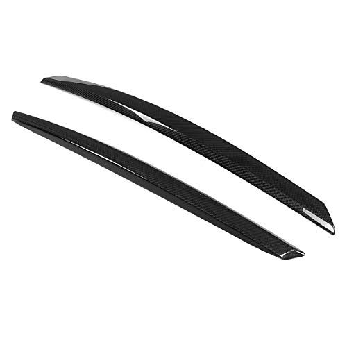 Viviance Fibra De Carbono Trasero Tronco Placa Coche Moldura Trim Strip Cover para Infini-ti Q50 2014-2017