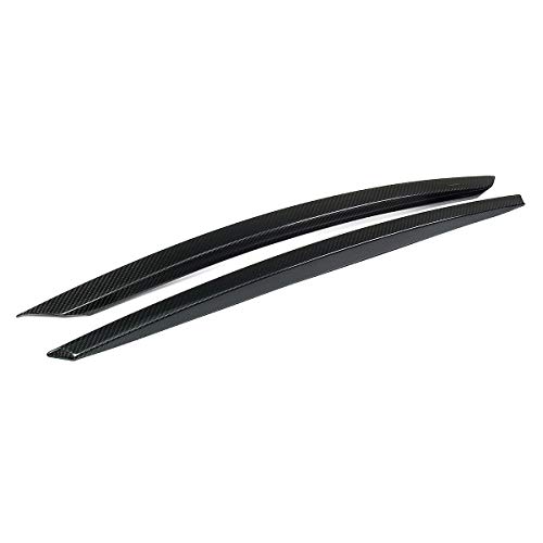 Viviance Fibra De Carbono Trasero Tronco Placa Coche Moldura Trim Strip Cover para Infini-ti Q50 2014-2017