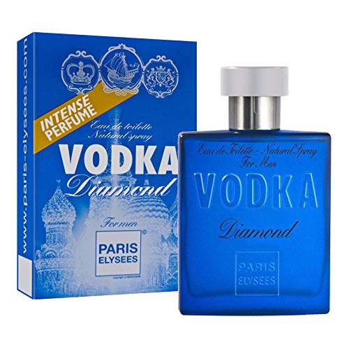 VODKA Diamond Perfume para hombre Paris Elysees vaporizador 100 ml