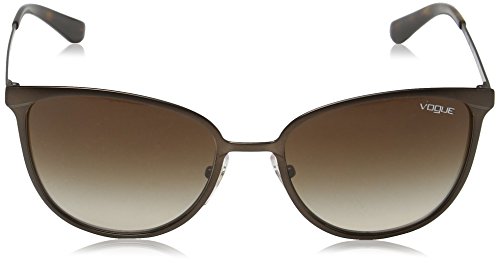 Vogue 0Vo4002S Gafas de sol, Matte Brown Burnt, 55 para Mujer