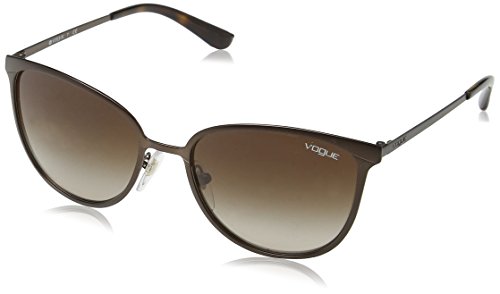 Vogue 0Vo4002S Gafas de sol, Matte Brown Burnt, 55 para Mujer