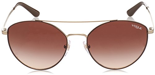 Vogue 0Vo4023S Gafas de sol, Matte Brown/Pale Gold, 56 para Mujer