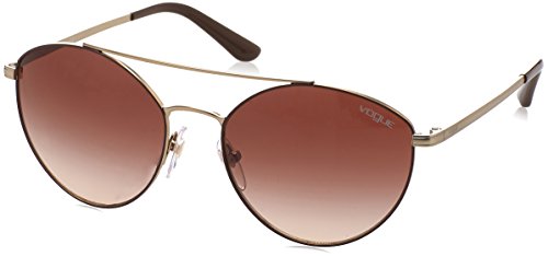 Vogue 0Vo4023S Gafas de sol, Matte Brown/Pale Gold, 56 para Mujer