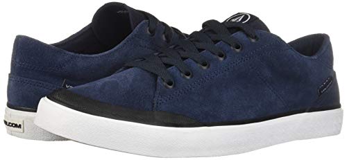 Volcom Leeds Suede Shoe, Zapatillas de Skateboard para Hombre, Azul (Navy Nvy), 39 EU