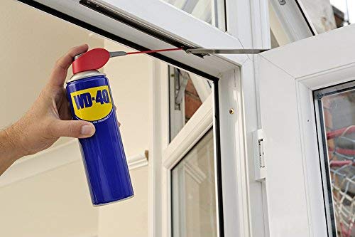 WD-40 Producto Multi-Uso Doble Acción- Spray 400ml-Pack x2 -Aplicación amplia o precisa. Lubrica, Afloja, Protege del óxido, Dieléctrico, Limpia metales y plásticos y Desplaza la humedad