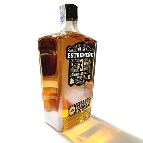 Whisky Estremeñu | Origen Extremadura | 70 ml |Maduración mínima de 36 meses