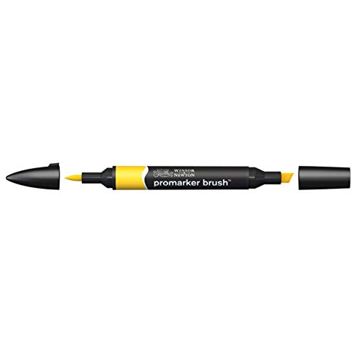 Winsor & Newton Rotulador BrushMarker, Sunflower (Y156), Amarillo