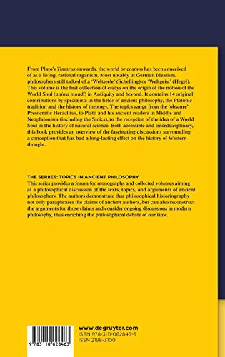 World Soul - Anima Mundi: On the Origins and Fortunes of a Fundamental Idea (Topics in Ancient Philosophy / Themen der antiken Philosophie)